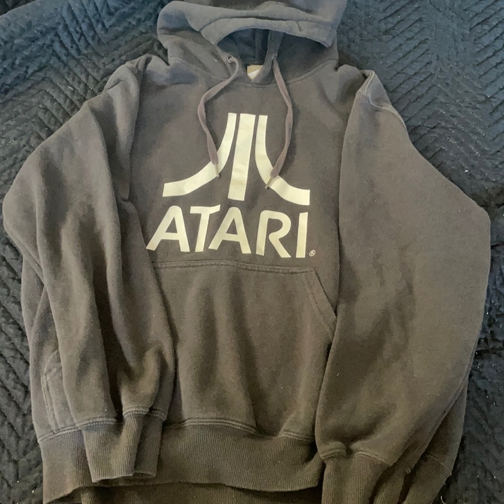 Small black Atari hoodie